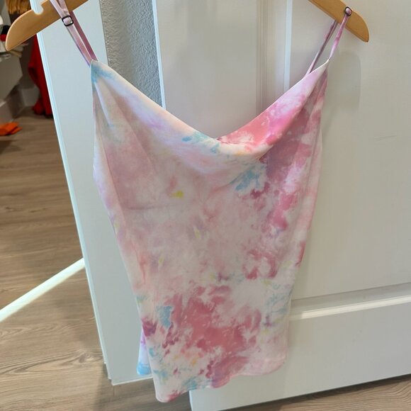 Resa Cowl Neck Tie Dye Tank from REVOLVE - Picture 1 of 4